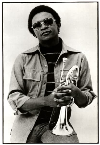 African trumpeter Hugh Masekela had an extensive jazz background and credentials, but enjoyed major success as one of the earliest leaders in world fusion music.