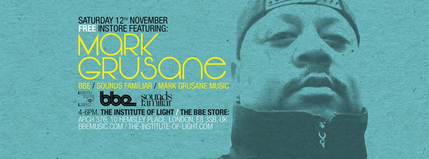 Mark Grusane at the BBE Store