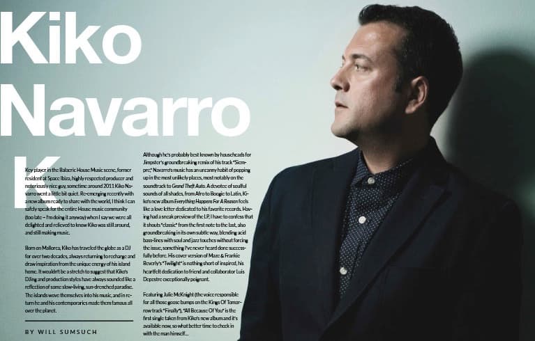 Kiko Navarro Featured in 5 Magazine