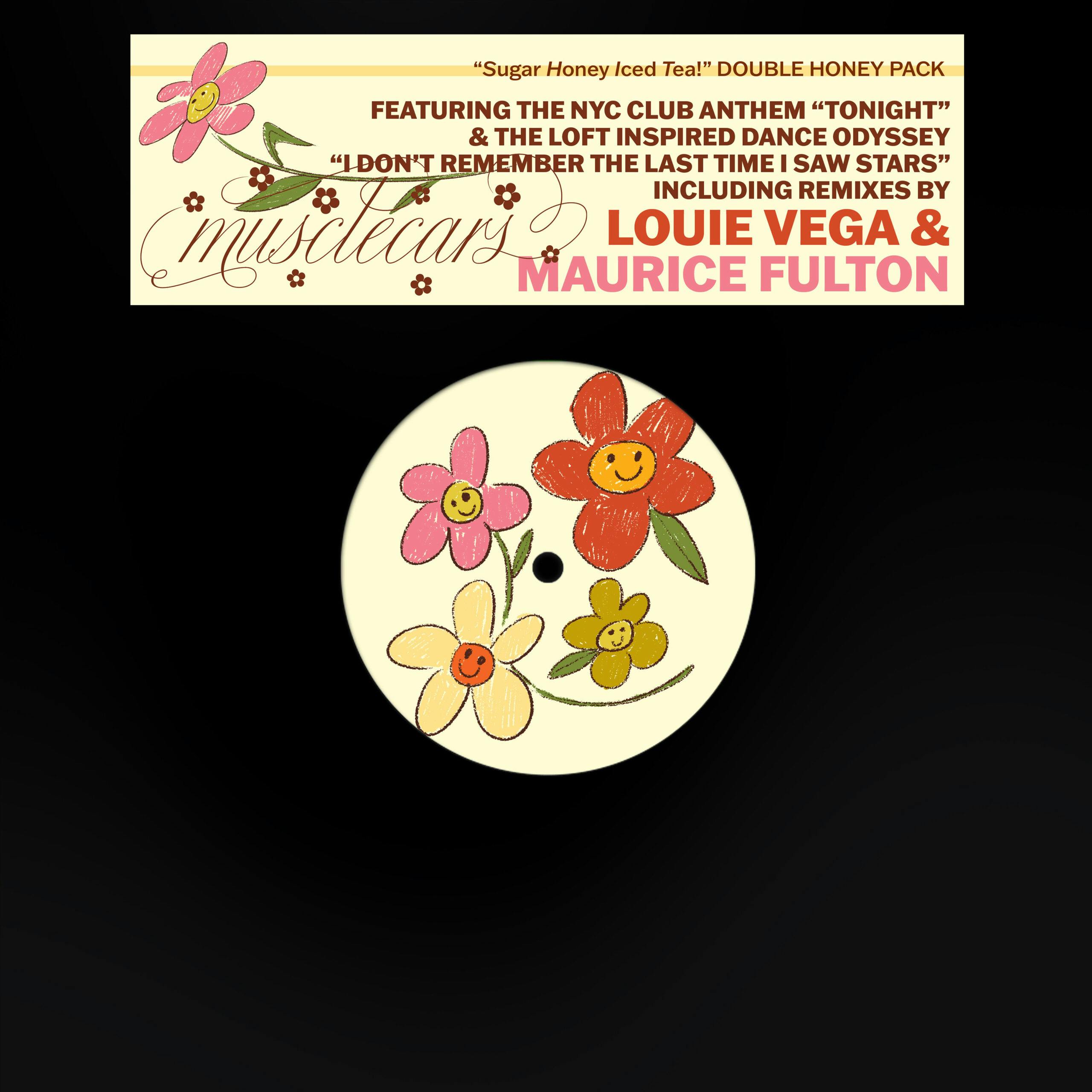 After the highly anticipated debut album "Sugar Honey Iced Tea!," the dynamic NYC duo strikes once more with a double pack of alternate versions and remixes. Craig Handfield and Brandon Weems, better known as musclecars, have unveiled a dance music masterpiece, now graced by the touch of house music legends Louie Vega and Maurice Fulton.