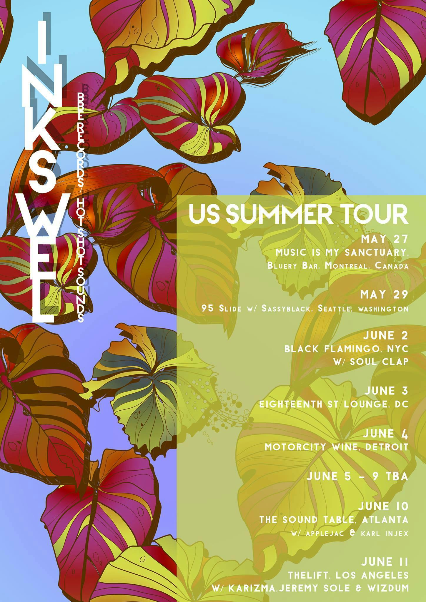 Inkswel US Tour Poster
