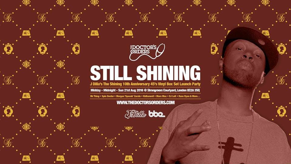 J Dilla ‘The Shining’ 10th Anniversary 45’s Boxset Launch Party