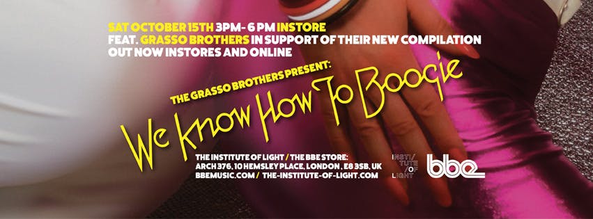 The Grasso Brothers In-Store at The Institute of Light, London