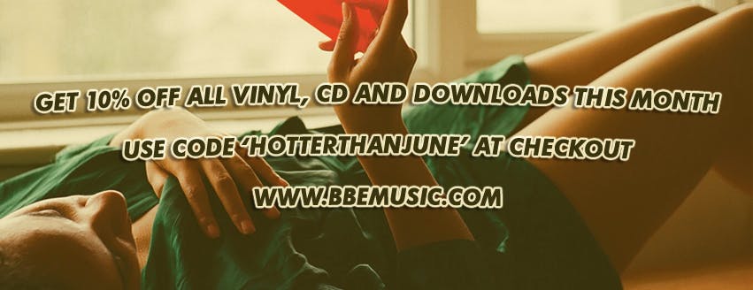 As the weather finally gets warm and summer gets underway, we are offering 10% off all vinyl, CD and digital titles featured on the BBE website.