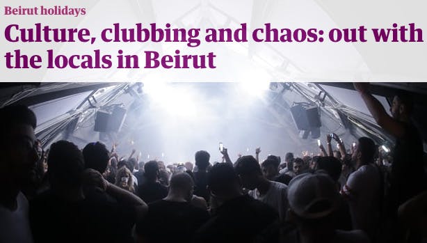 Our friend and compiler of album 'TAITU Soul-fuelled Stompers from 1970s Ethiopia' Ernesto Chahoud get an honourable mention in The Guardian's new guide to culture, clubbing and chaos in Beirut.