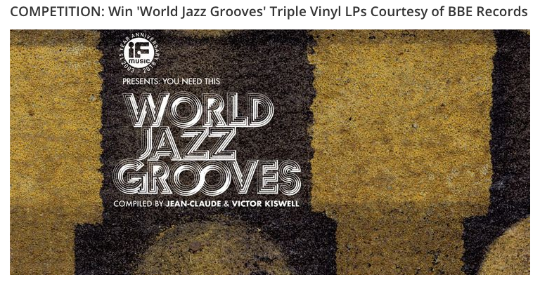 WhoSampled.com are offering 5 lucky readers the chance to win a copy of World Jazz Grooves; our fantastic vinyl compilation!