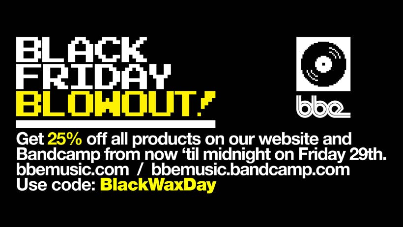 Sale! Get 25% off all vinyl, CDs, downloads and merch on our Website and Bandcamp from now until midnight on Friday November 29th with code BlackWaxDay.