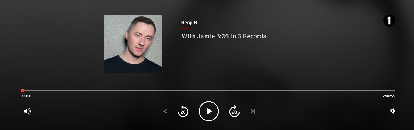 Listen as 'A Taste Of Chicago' compiler Jamie 3:26 describes himself in just three records for Benji B's BBC Radio 1 show.