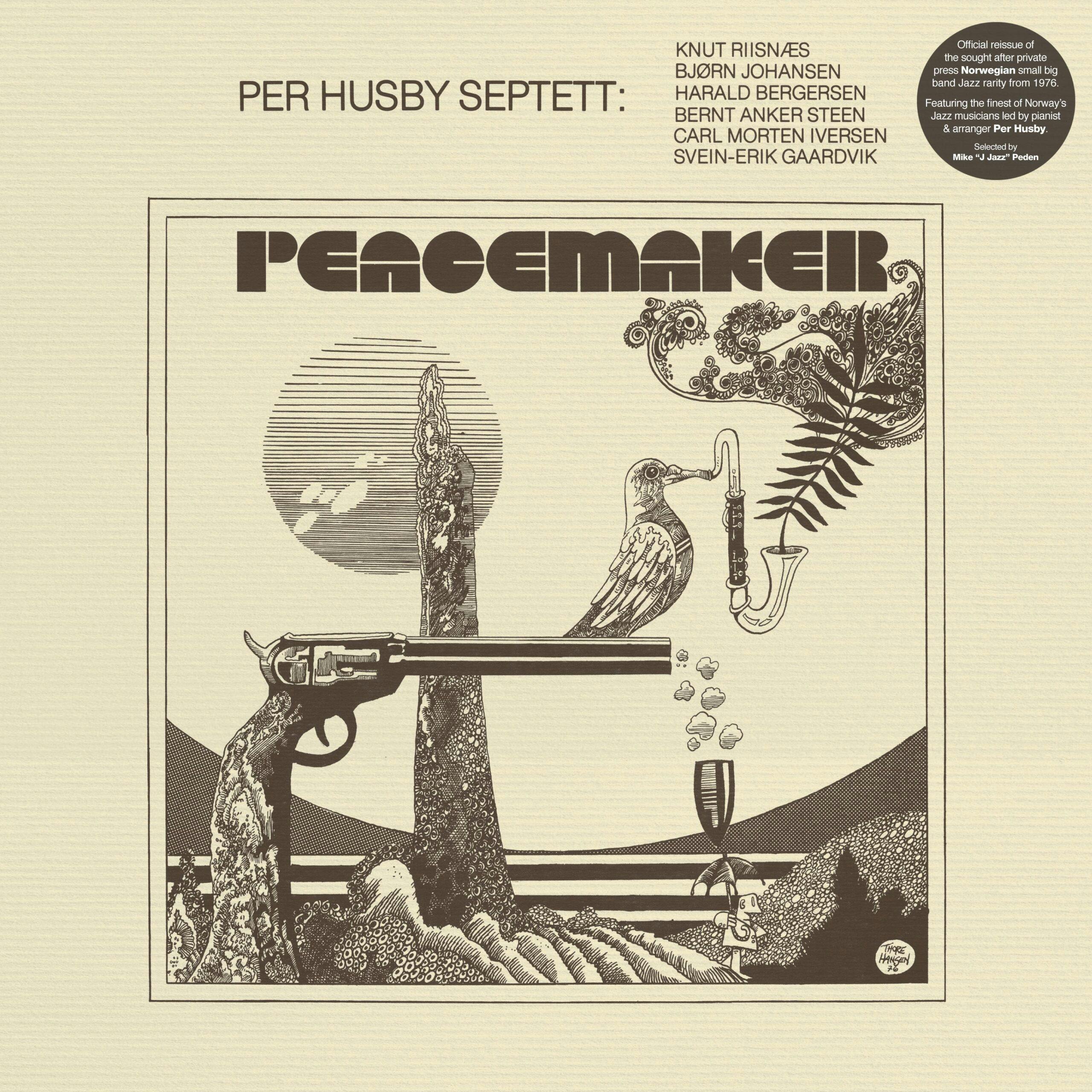 Unearthed by Mike Peden for BBE Music, Per Husby Septett's ‘The Peacemaker’ is a beautiful, deep and under-the-radar small big band set recorded in 1976 by the elite of Norway's jazz cognoscenti, led by pianist and band leader Per Husby.