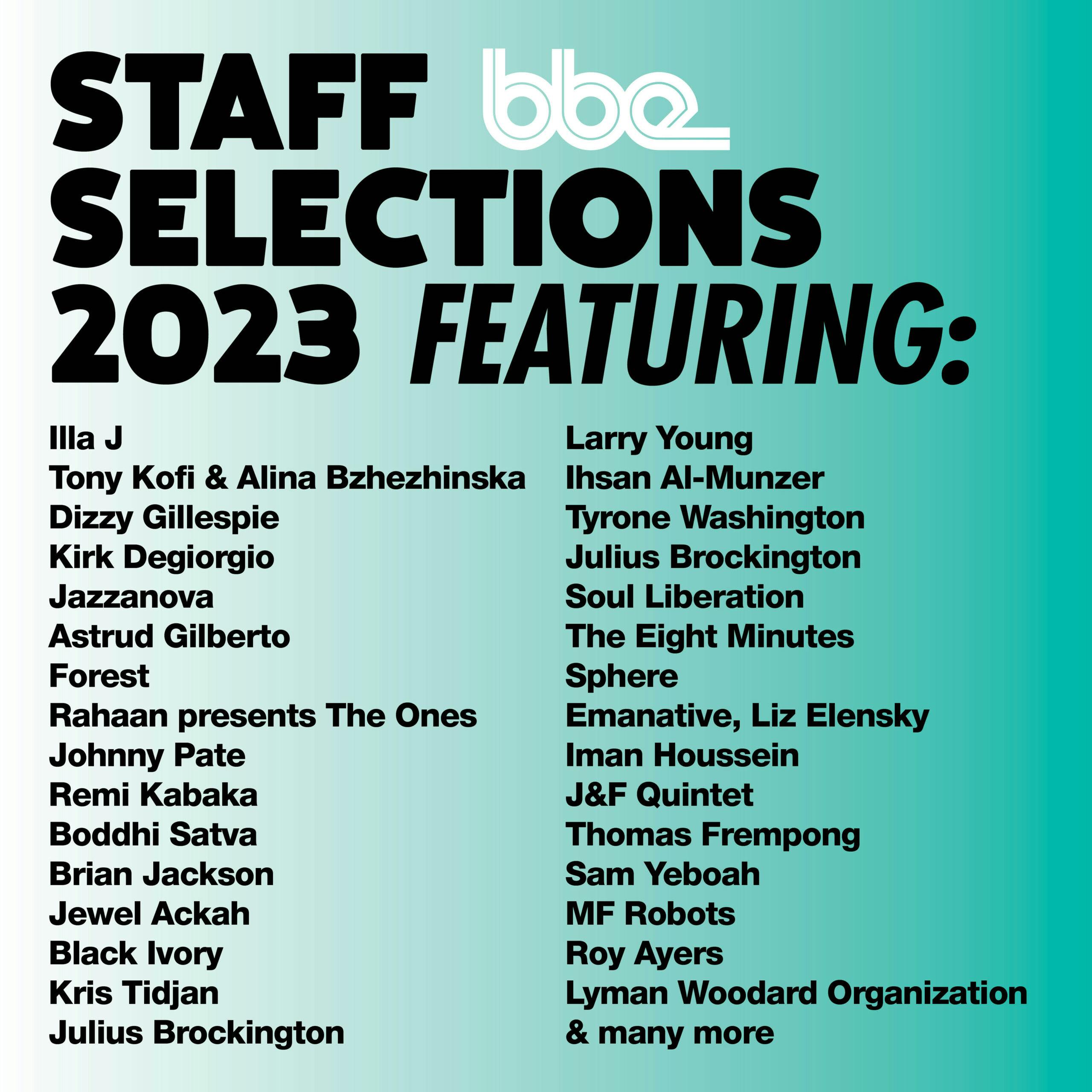 2023 has certainly kept us on our toes at BBE Music, with no shortage of exciting happenings. Releasing more than 100 projects this year, we're thrilled to highlight our team's favorite musical selections.